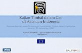 Kajian Timbal dalam Cat Enamel Dekoratif di Asia dan Indonesia (20 Nov 2013)