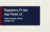 Raspberry Pi dan Alat Parkir UI