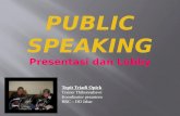 Public speaking 2010