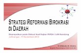 Strategi Reformasi Birokrasi di Daerah