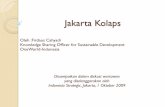 Jakarta kolaps materi presentasi