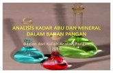 Analisis Kadar Abu & Mineral