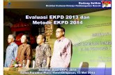 Evaluasi EKPD 2013 dan Metode EKPD 2014