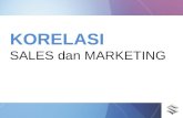 Korelasi sales & marketing