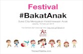 Festival #BakatAnak - Suka Cita Merayakan Keistimewaan Anak