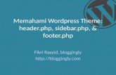 Memahami Wordpress Theme :  Header.Php, Sidebar.Php Dan Footer.Php