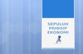 Sepuluh prinsip ekonomi