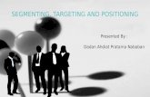 Segmenting Targeting And Positioning