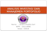 Analisis investasi dan manajemen portofolio