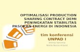 "Optimalisasi Production Sharing Contract demi Peningkatan Stabilitas Pasokan Energi di Indonesia" - National Accounting Week 2011