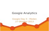 Google Analytics (GDayX Indonesia - Medan 2013)