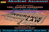 Soal Jawaban CGI - LSPP AAMAI 102 - Hukum Asuransi - Edisi Maret 2014