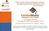 Company Profile CerdasMulia Leadership and Training Center - Edisi Baru