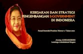 KEBIJAKAN DAN STRATEGI PENGEMBANGAN E-GOVERNMENT DI INDONESIA