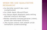 Pelatihan penelitian kualitatif_ kapan pake kualitatif & contohnya