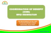Presentasi COB (Coordination of Benefit) BPJS Kesehatan - HRCR