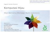 Gerakan Komputasi Hijau : Green ICT Movement Indonesia