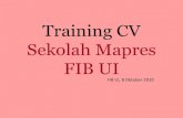 Training CV Sekolah Mapres FIB 2010