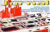 Jurnal Harga Satuan Bahan Bangunan Konstruksi Dan Interior Edisi XXX Tahun 2010-2011