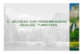 Bio442 Sap Sejarah Dan Perkembangan Ekologi Tumbuhan