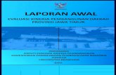 Laporan Awal EKPD 2011 Provinsi Jawa Timur