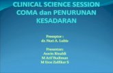 Clinical Science Session Penurunan Kesadaran