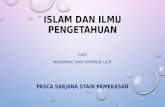 Islam dan ilmu pengetahuan