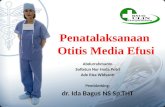 Terapi Operatif Pada Otitis Media Efusi