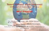 Diffusion of Innovation Theory by Afni Faujiah