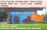 Permukiman Tradisional Dusun Ende Kabupaten Lombok Tengah