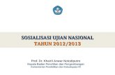 Bahan Sosialisasi UN 2013