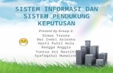 Sistem Informasi dan Sistem Pendukung Keputusan