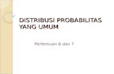 Distribusi Probabilitas Yang Umum 6n7