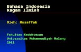 Ragam Bahasa Indonesia Ilmiah
