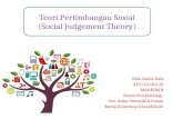 Teori pertimbangan sosial (social judgement theory)