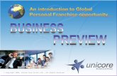 Persentation Business Preview Tiens unicore