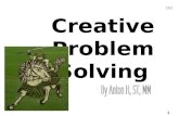 Creatif problem solving