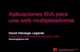 Aplicaciones RIA para una web multiplataforma