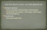 Deodoran Dan Antiperspiran
