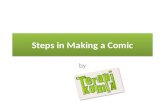 Steps in making a comic