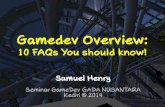 Gamedev overview: 10 FAQ Yang Seharusnya Diketahui Gamedev Pemula