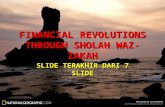 FINANCIAL REVOLUTIONS THROUGH SHOLAH WAZ-ZAKAH