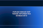 Forum Diskusi Skripsi dan KKP Genap 2011/2012