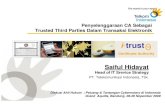 Saiful Hidayat Pemanfaatan Certification authority (CA) Untuk Transaksi Elektronik_Cyber Notaria