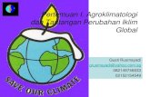 Agroklimatologi dan tantangan perubahan iklim global pdf