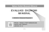 47918898 Evaluasi Ekonomi Mineral