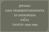 Penjajahan Jepang DI INDONESIA