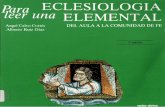 Calvo Cortes, Angel - Para Leer Una Eclesiologia Elemental