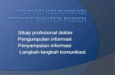 3. Aplikasi Komunikasi Efektif Dokter-pasien 2010