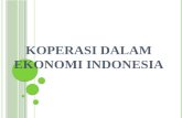 Koperasi dalam ekonomi indonesia